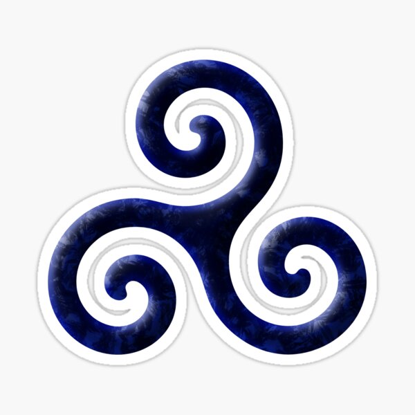 Item preview, Triskele -blue designed and sold by Hondrus.