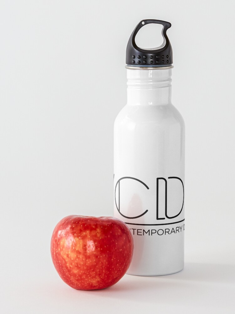 Alternate view of WCDC Logo in Black Water Bottle