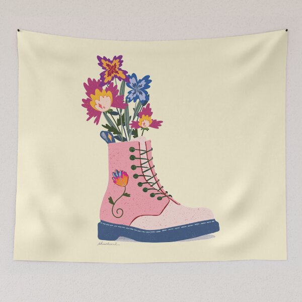 Item preview, Floral Boots designed and sold by THEARTICSOUL.