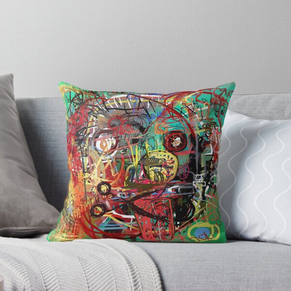 Item preview, man in hard time abstract painting | abstract painting in fashion designed and sold by KARTICK DUTTA.
