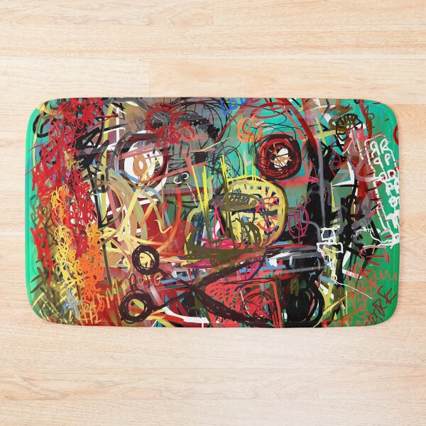 Item preview, man in hard time abstract painting | abstract painting in fashion  designed and sold by KARTICK DUTTA.