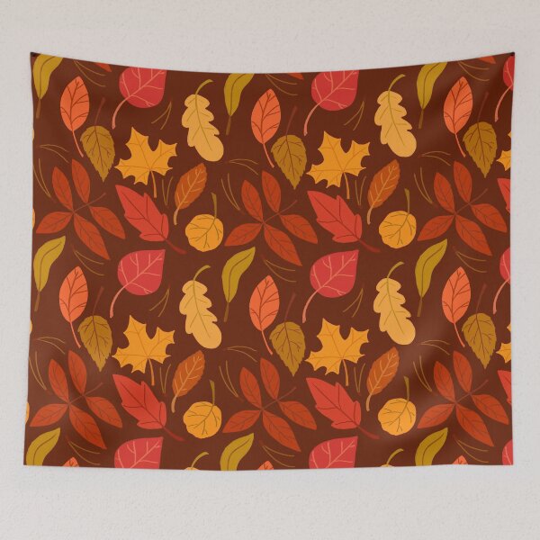 Item preview, Autumn / Fall leaves repeating pattern designed and sold by Howlites.