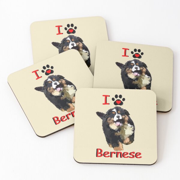 Item preview, I love Bernese mountain dog puppy designed and sold by Anvin Peeter.
