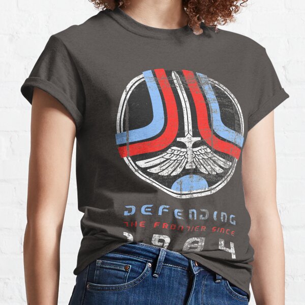Item preview, Defending the Frontier (the original worn look) designed and sold by Retro 4 U.