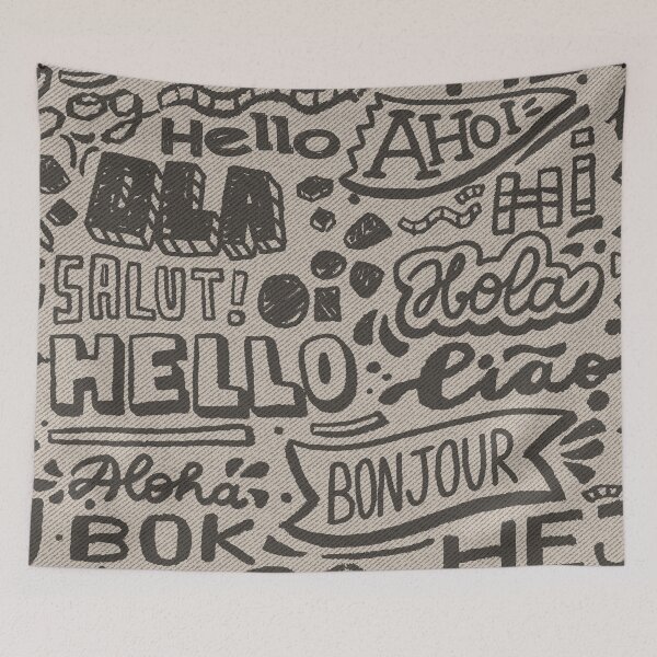 Item preview, White Denim With Words designed and sold by ArtsyWishy.