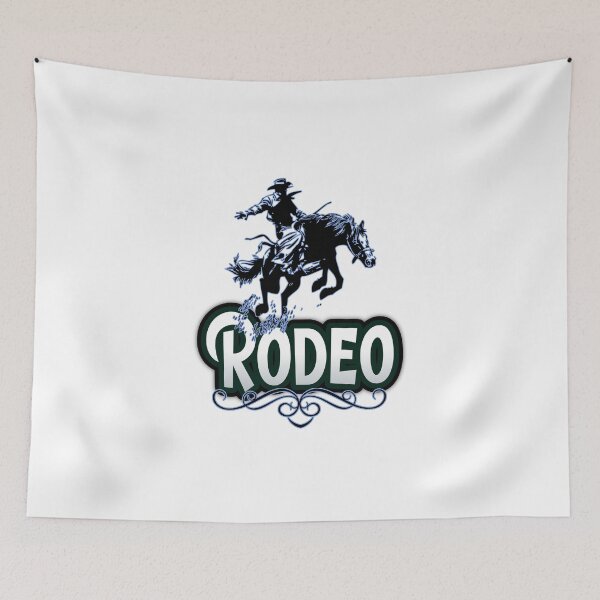 Item preview, Rodeo Cowboy Riding Horse  designed and sold by WLHmedia.com .