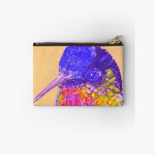 Item preview, Fiery-Throated Hummingbird — Panterpe insignis designed and sold by Sheila Singhal.