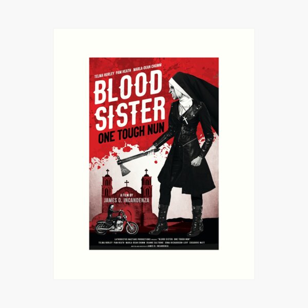Item preview, Blood Sister: One Tough Nun movie poster - Infinite Jest - David Foster Wallace designed and sold by Chris Ayers.