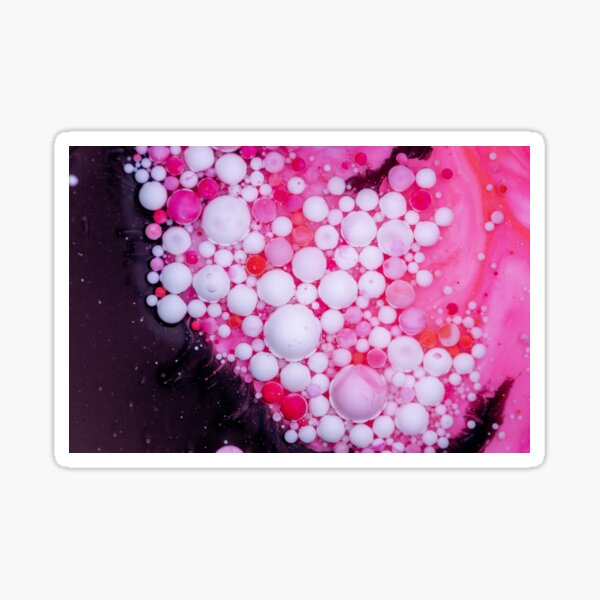 Bubbles Art Gianna Sticker