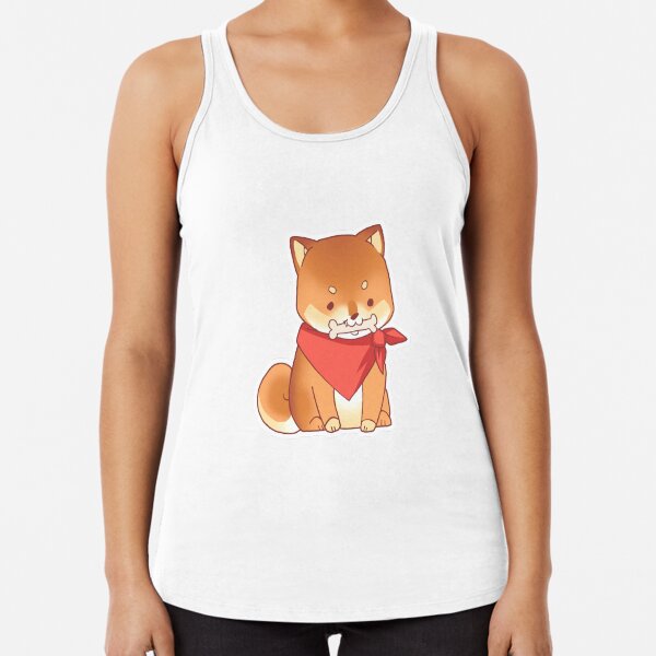 Rude Dog- Bone Racerback Tank Top