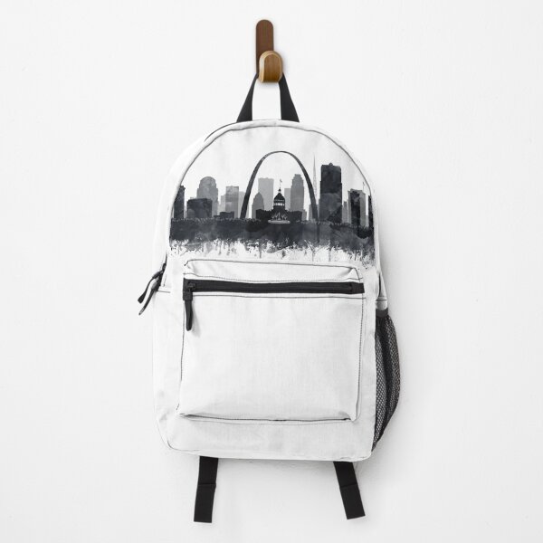 Item preview, St Louis Skyline Watercolor Black White by Zouzounio Art designed and sold by zouzounioart.