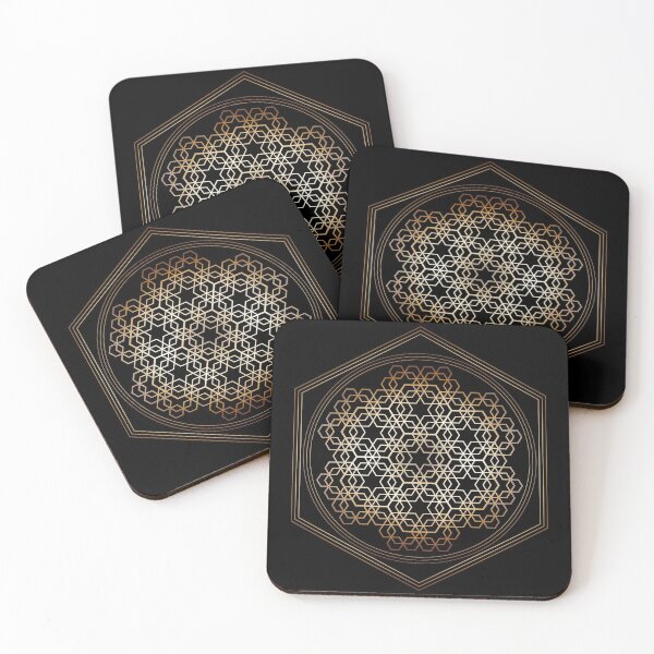 Item preview, Golden Hexagon Fractal designed and sold by paulatschy.