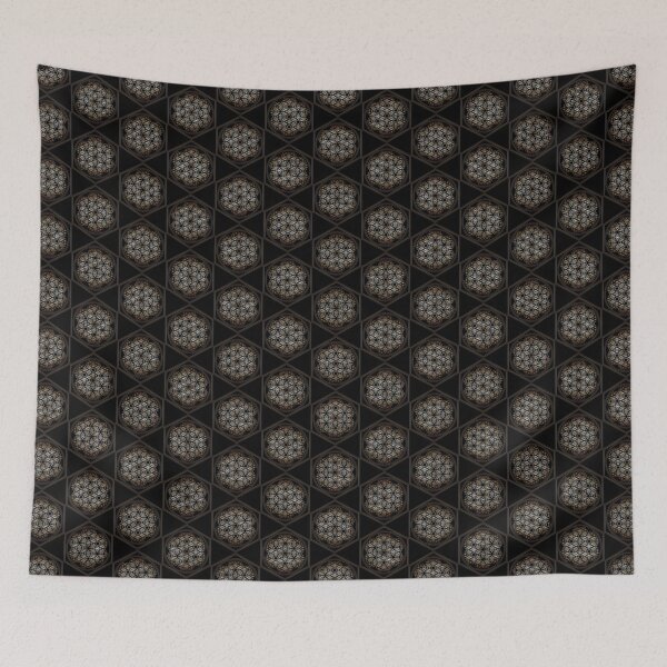 Item preview, Golden Hexagon Fractal designed and sold by paulatschy.