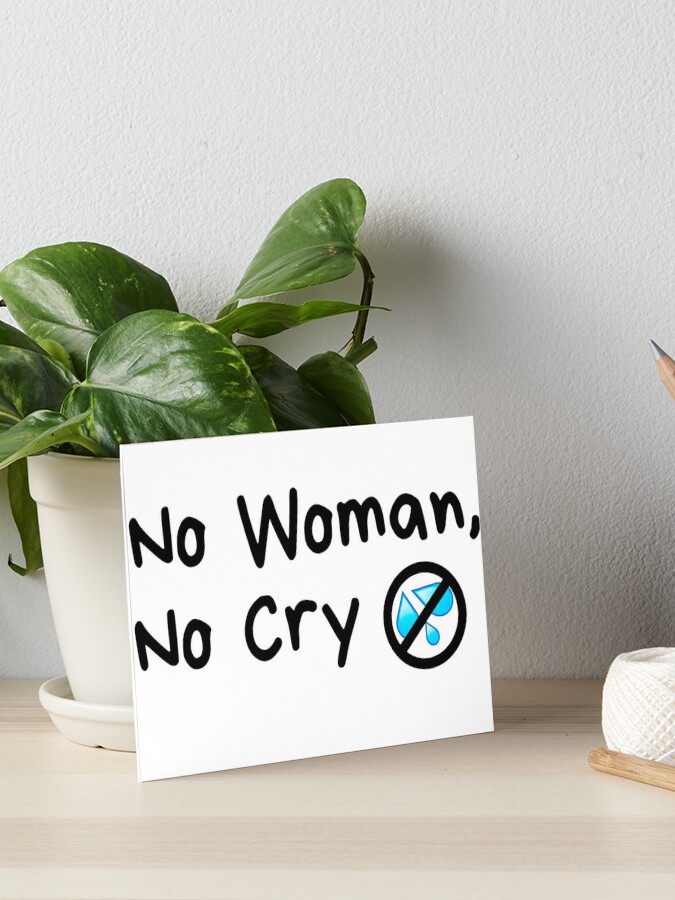 No Woman No Cry  Sticker for Sale by TheAsianOne