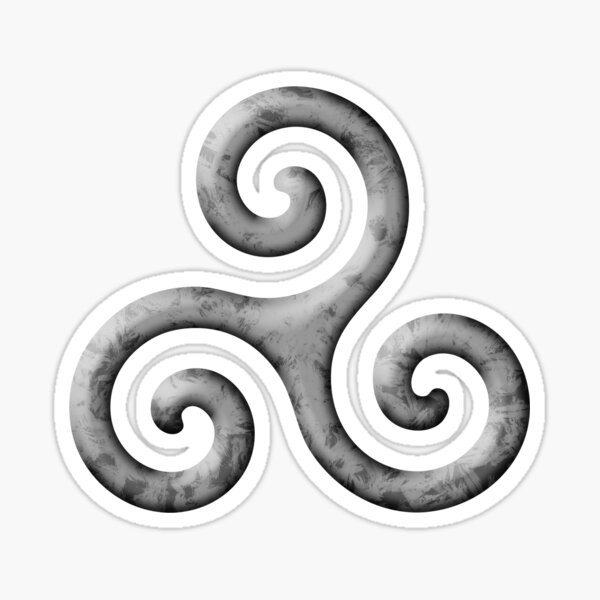Item preview, Triskele -b&w invert designed and sold by Hondrus.