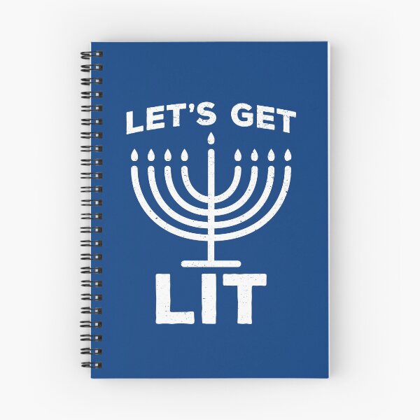 Item preview, Let's Get Lit Hanukkah Menorah  designed and sold by petestyles.