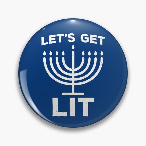 Item preview, Let's Get Lit Hanukkah Menorah  designed and sold by petestyles.