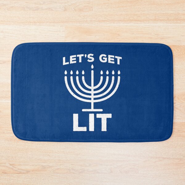 Item preview, Let's Get Lit Hanukkah Menorah  designed and sold by petestyles.