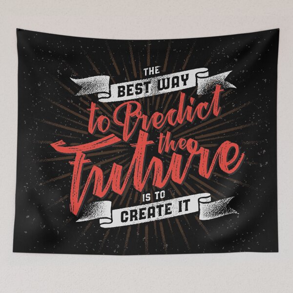 Item preview, The Best Way To Predict The Future Is To Create It Red designed and sold by Creativenetic.