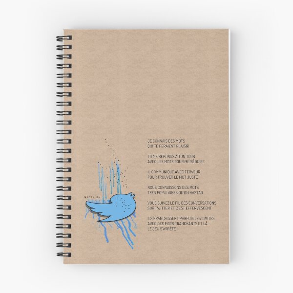 Item preview, Twitter - Je Connais Des Mots designed and sold by PopAlien.
