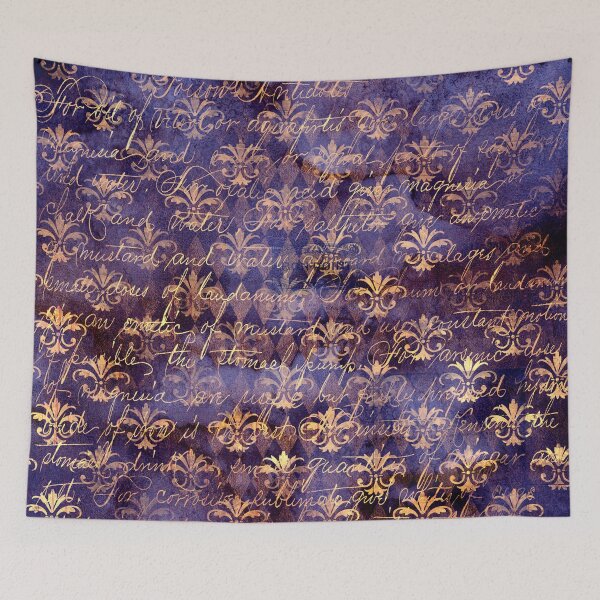 Item preview, Ancient Script with Fleur-de-Lis Pattern designed and sold by ReesDesigns.