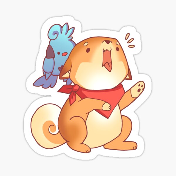 Rude Dog- Begging Sticker