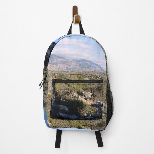 Item preview, Stunning Vistas of the Cretan Mountains and Southern Shore Near Lissos designed and sold by AWomanAfoot.