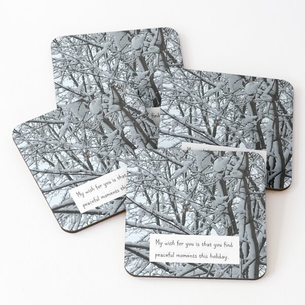 Item preview, Holiday Christmas card with peaceful message despite pandemic designed and sold by djrunnels.