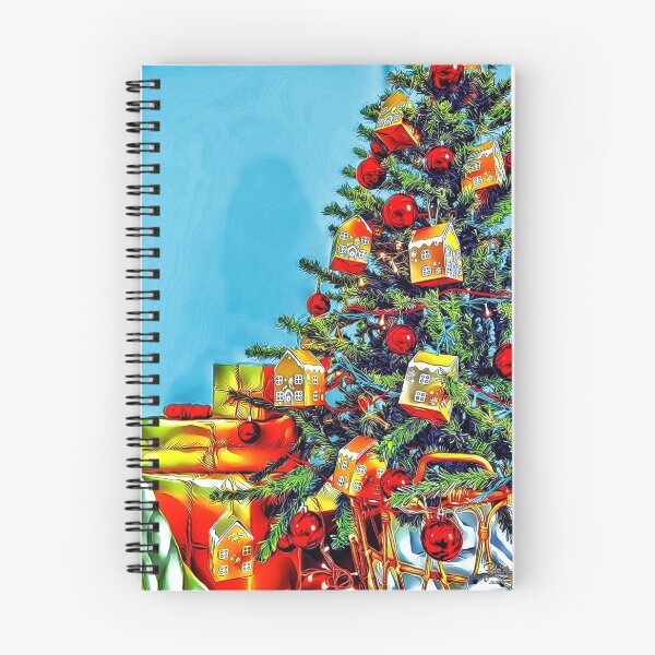 Item preview, Christmas Tree Blue Wall designed and sold by RitaMaye.