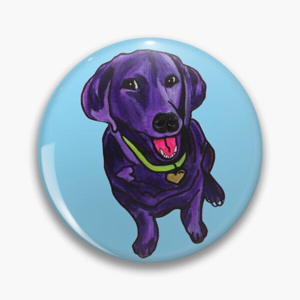 Item preview, Black Lab over Blue designed and sold by Amanda A. Anthony.