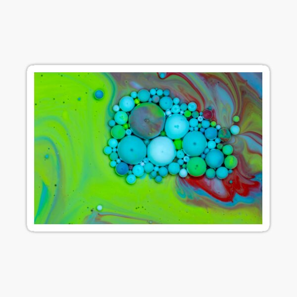 Bubbles Art Gops Sticker
