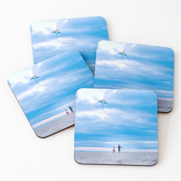 Item preview, Children flying a kite designed and sold by Labelpoc.