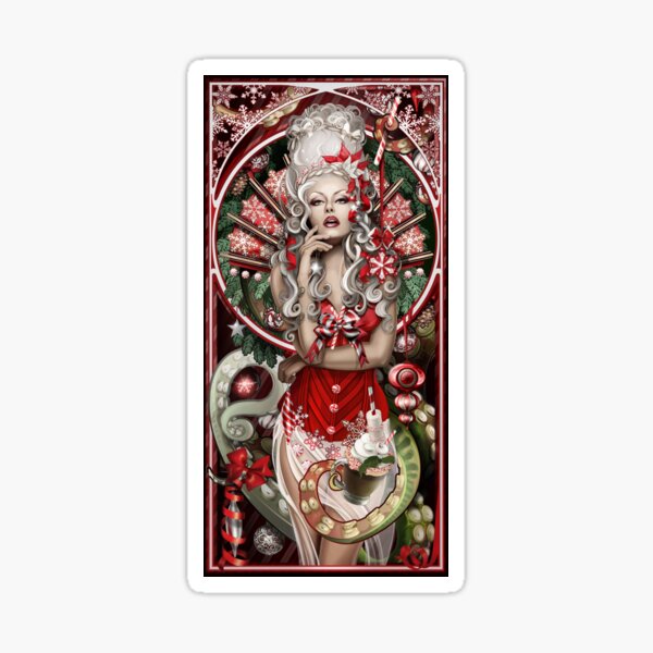 Peppermint Cthulhu by Echo Chernik Sticker