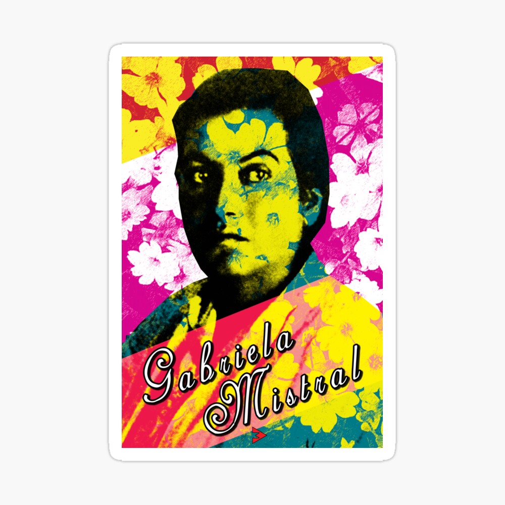 Gabriela Mistral Love And Sorrow Greeting Card For Sale By Exilekings Redbubble