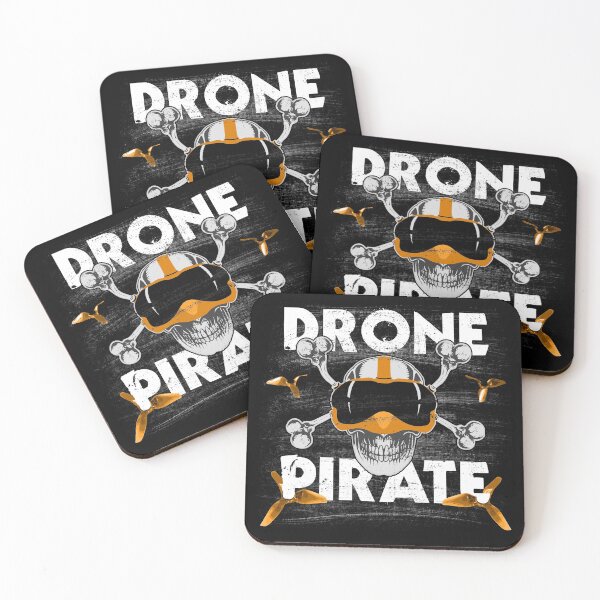 Item preview, Drone pirate quad freestyle FPV quadrocopter grunge designed and sold by Denis Rösler.