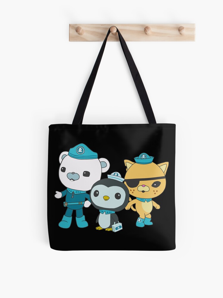 The Octonauts Captain Barnacles Kwazii Peso Tote Bag By Sunriya Redbubble