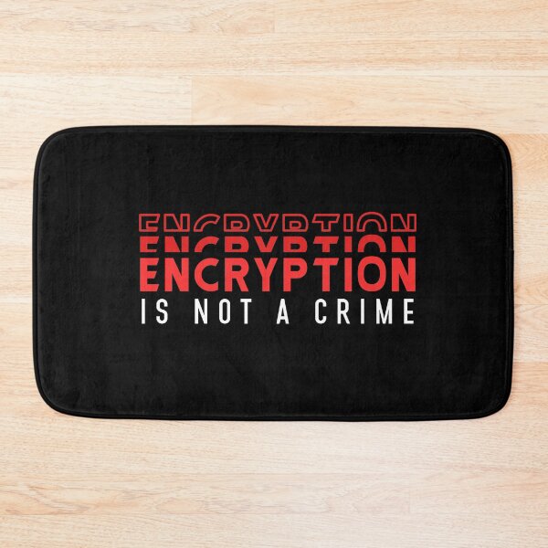Item preview, Encryption is not a crime designed and sold by BasicWear.