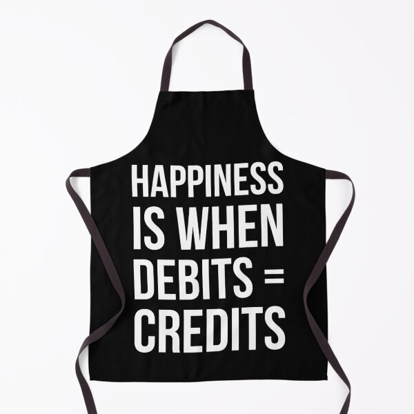 Item preview, Happiness Is When Debits = Credits designed and sold by evokearo.