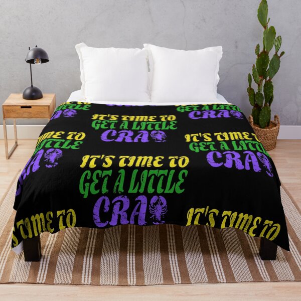Item preview, Its Time to Get a Little Cray - Funny Mardi Gras designed and sold by thewhitteeguy.