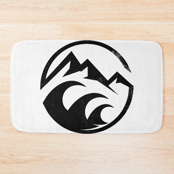 Item preview, circle mountain ocean icon designed and sold by pholange.