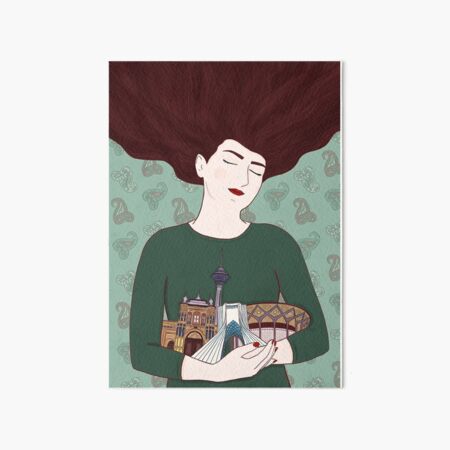 Hug Tehran Art Board Print