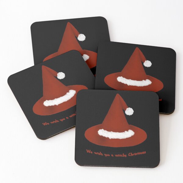 Item preview, We wish you a witchy Christmas Witch's Santa Hat designed and sold by RSewell.