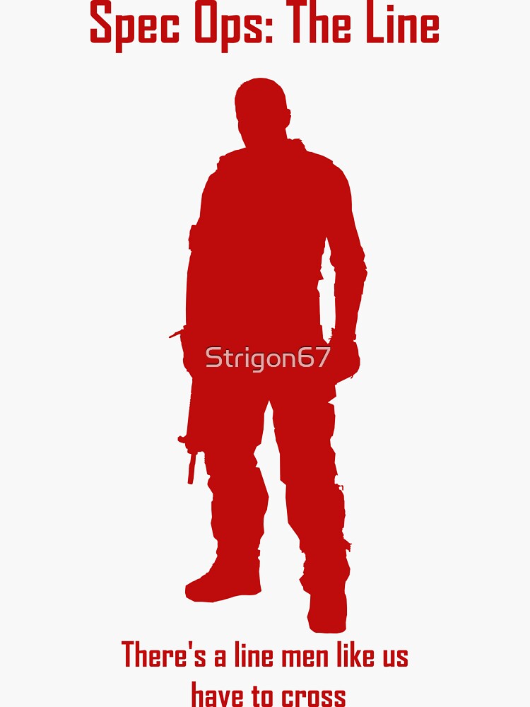 Spec Ops The Line Sticker By Strigon67 Redbubble 8581