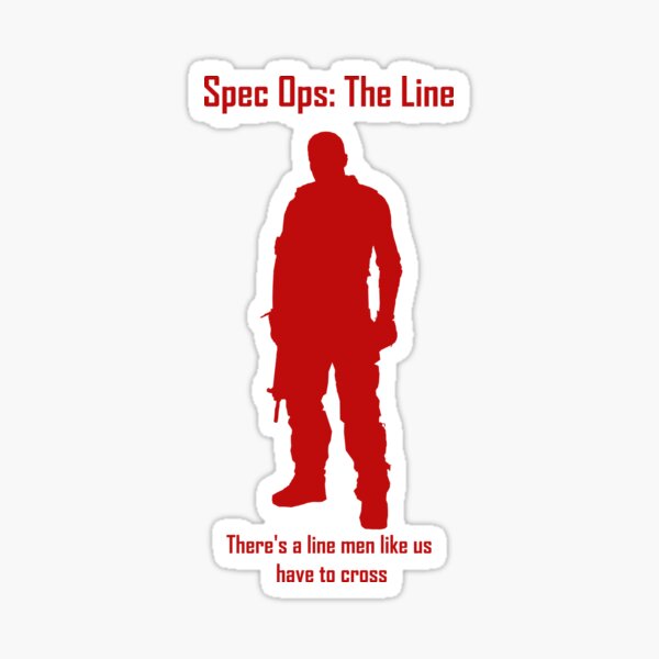 Spec Ops The Line Sticker By Strigon67 Redbubble 9123