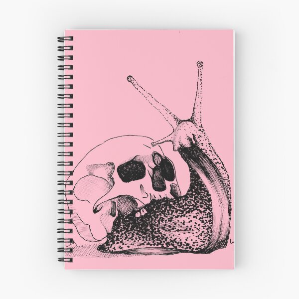 Artikelvorschau, Dieser Schädel ist mein Zuhause (Schnecke & Schädel) - Pink & Schwarz entworfen und verkauft von VerryBerry.