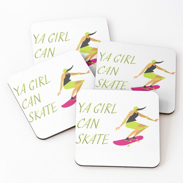 Item preview, Ya girl can skate - Retro Vintage Skater girl Women Boy Extreme American Love Finger Usa Novelty Boarding Trick Tour Like a girl designed and sold by CJCTEES.
