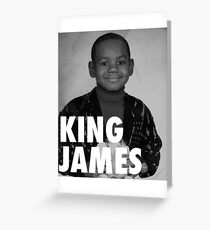 Lebron James (KING JAMES) Greeting Card