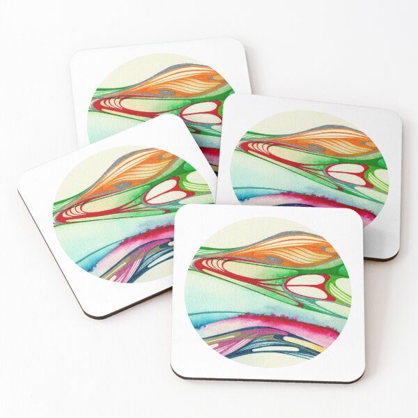Item preview, ORIGIN INA - Original handmade watercolor fine art circle designed and sold by Azanza.