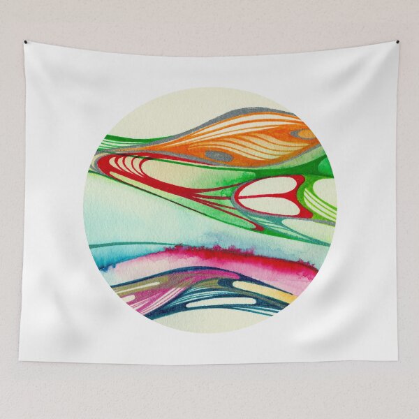 Item preview, ORIGIN INA - Original handmade watercolor fine art circle designed and sold by Azanza.
