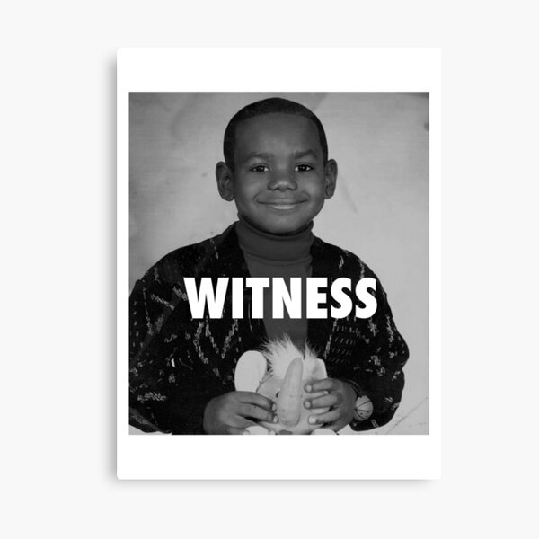 LeBron James (Witness) Canvas Print